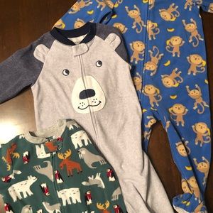 Set of 3 | Carter’s Footed Pajamas